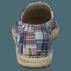 Polo Ralph Lauren Cevio Crest Madras Espadrille Blue Multi Flerfärgad Discount