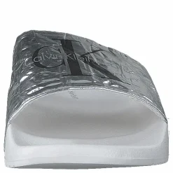 Calvin Klein Chantal Metallic Crinkle Silver och Metallisk Discount