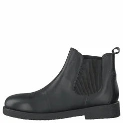 Angulus Chelsea Boot With Chunky Sole Black/black Svart Clearance