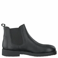 Angulus Chelsea Boot With Chunky Sole Black/black Svart Clearance