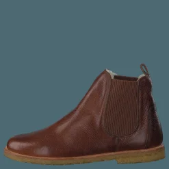 Angulus Chelsea boot with wool lining 2509 Medium Brown Brun Clearance