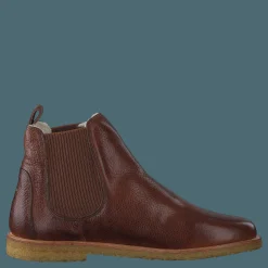 Angulus Chelsea boot with wool lining 2509 Medium Brown Brun Clearance