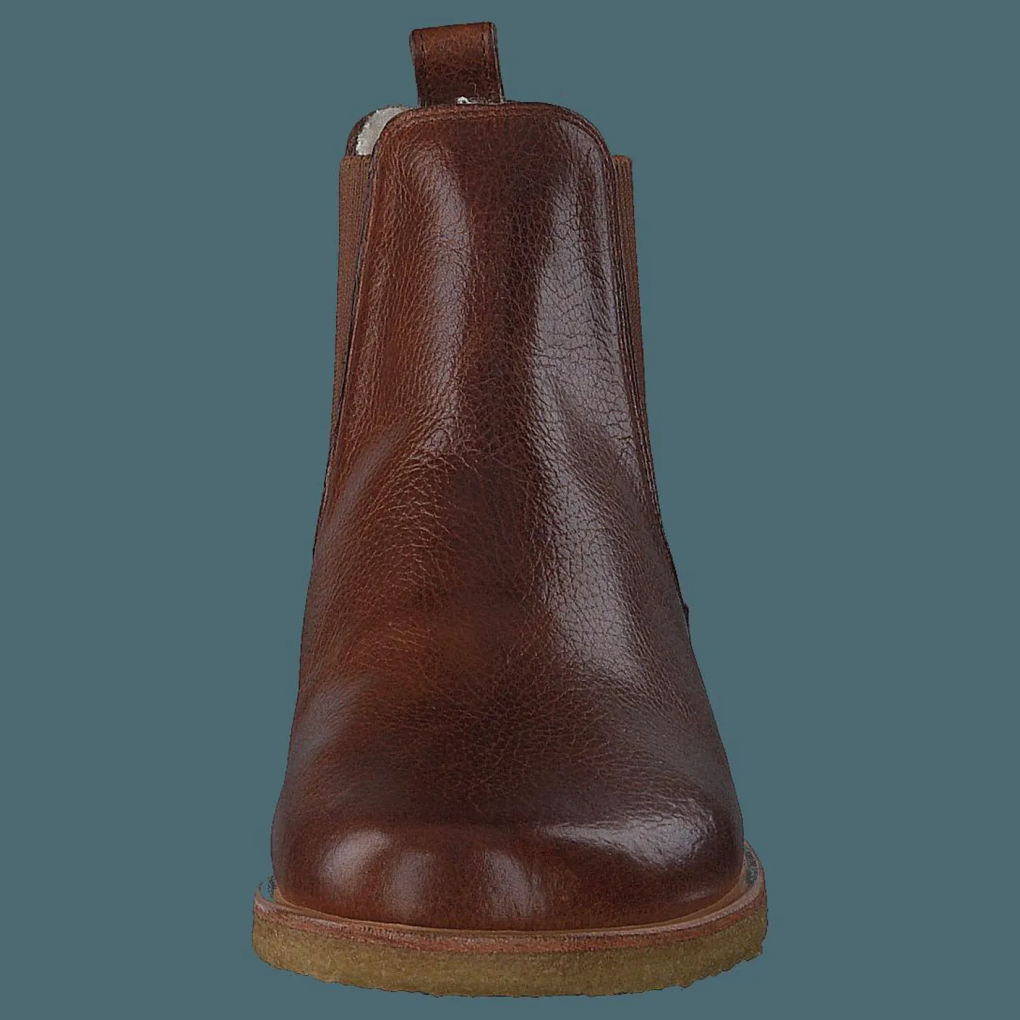 Angulus Chelsea boot with wool lining 2509 Medium Brown Brun Clearance