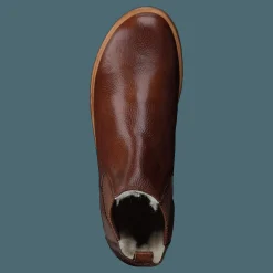 Angulus Chelsea boot with wool lining 2509 Medium Brown Brun Clearance