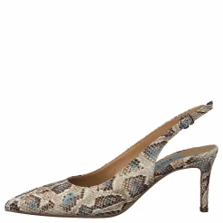 A Pair Chicago 1 Blue Python Beige och Brun Hot