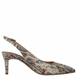 A Pair Chicago 1 Blue Python Beige och Brun Hot