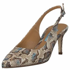 A Pair Chicago 1 Blue Python Beige och Brun Hot