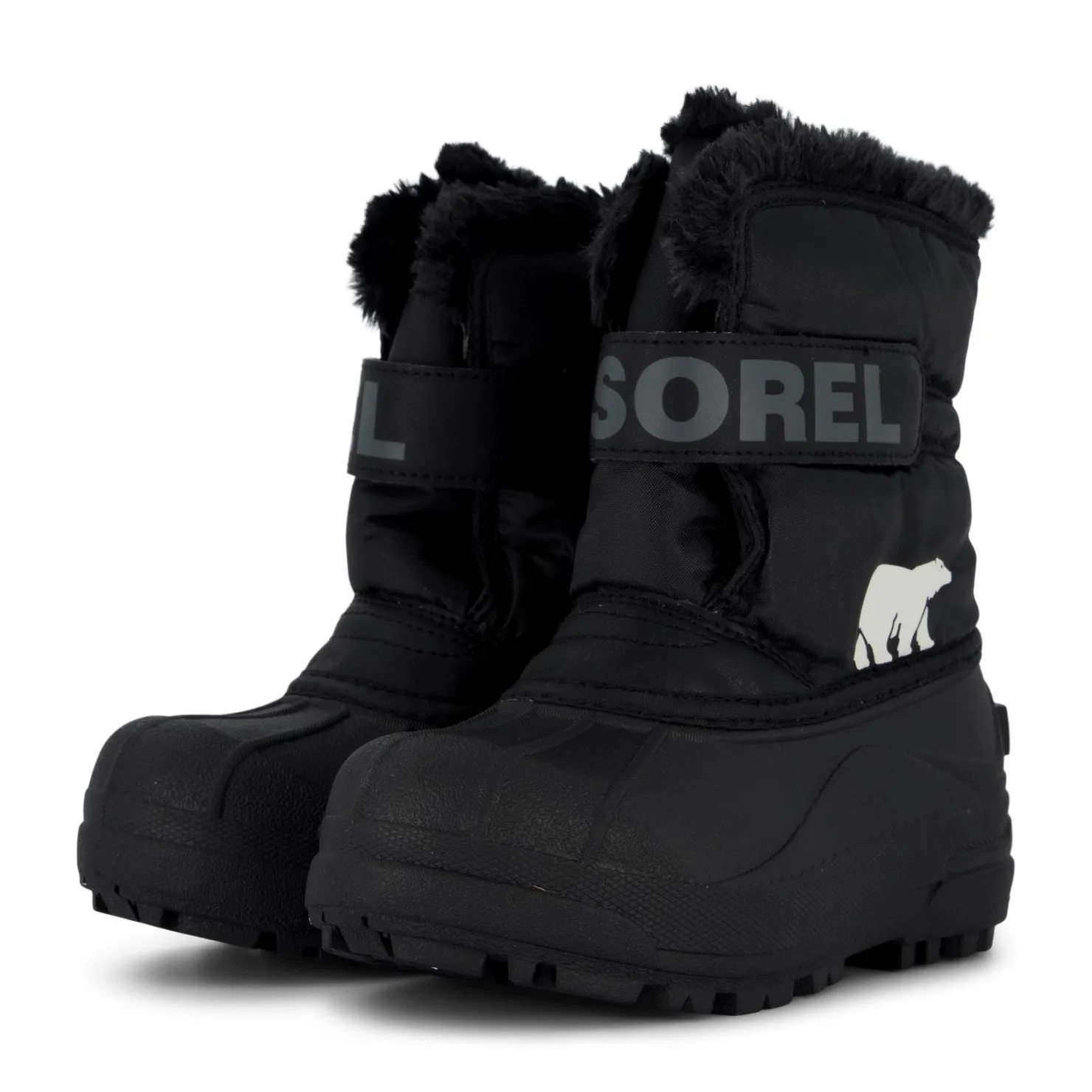 Sorel Children's Snow Commander Black, Charcoal Svart Online