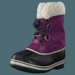 Sorel Children's Yoot Pac Nylon Wild Iris, Dark Plum Grå och Lila Online