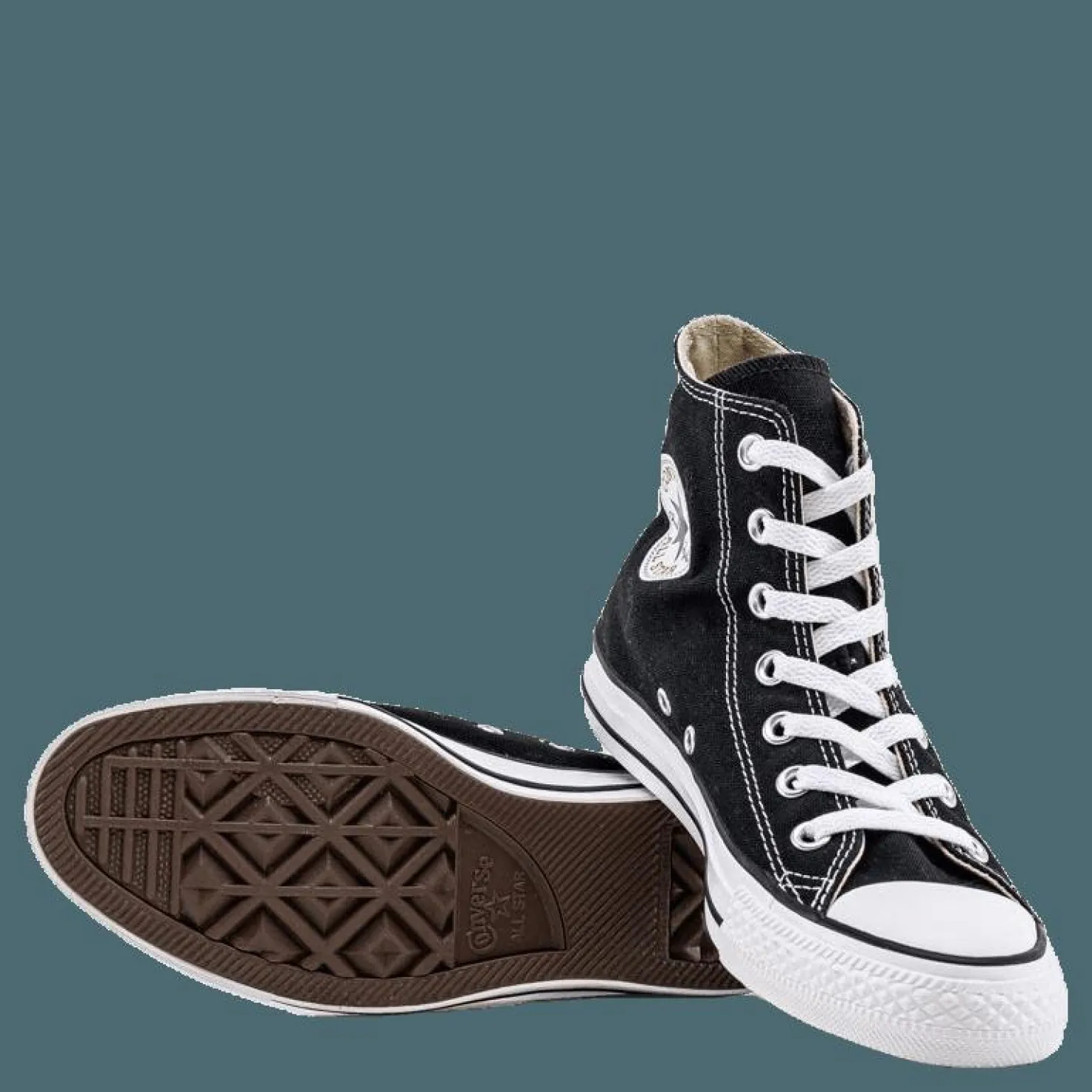 Converse Chuck Taylor All Star Hi Canvas Black Svart Outlet