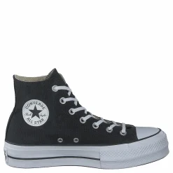 Converse Chuck Taylor All Star Lift Black/white/white Svart Hot
