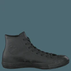 Converse Chuck Taylor Black Mono Leathe Black Svart Online