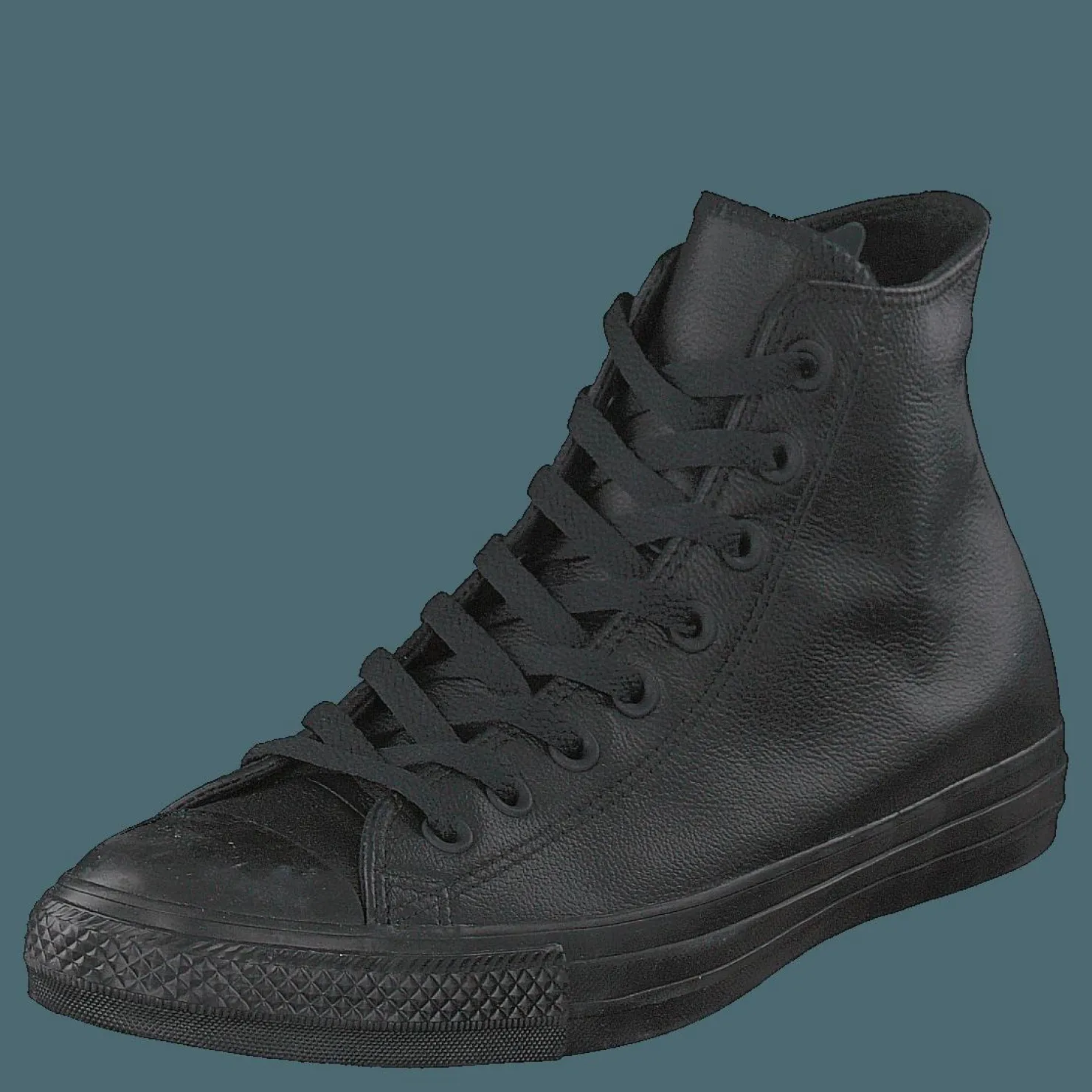 Converse Chuck Taylor Black Mono Leathe Black Svart Online