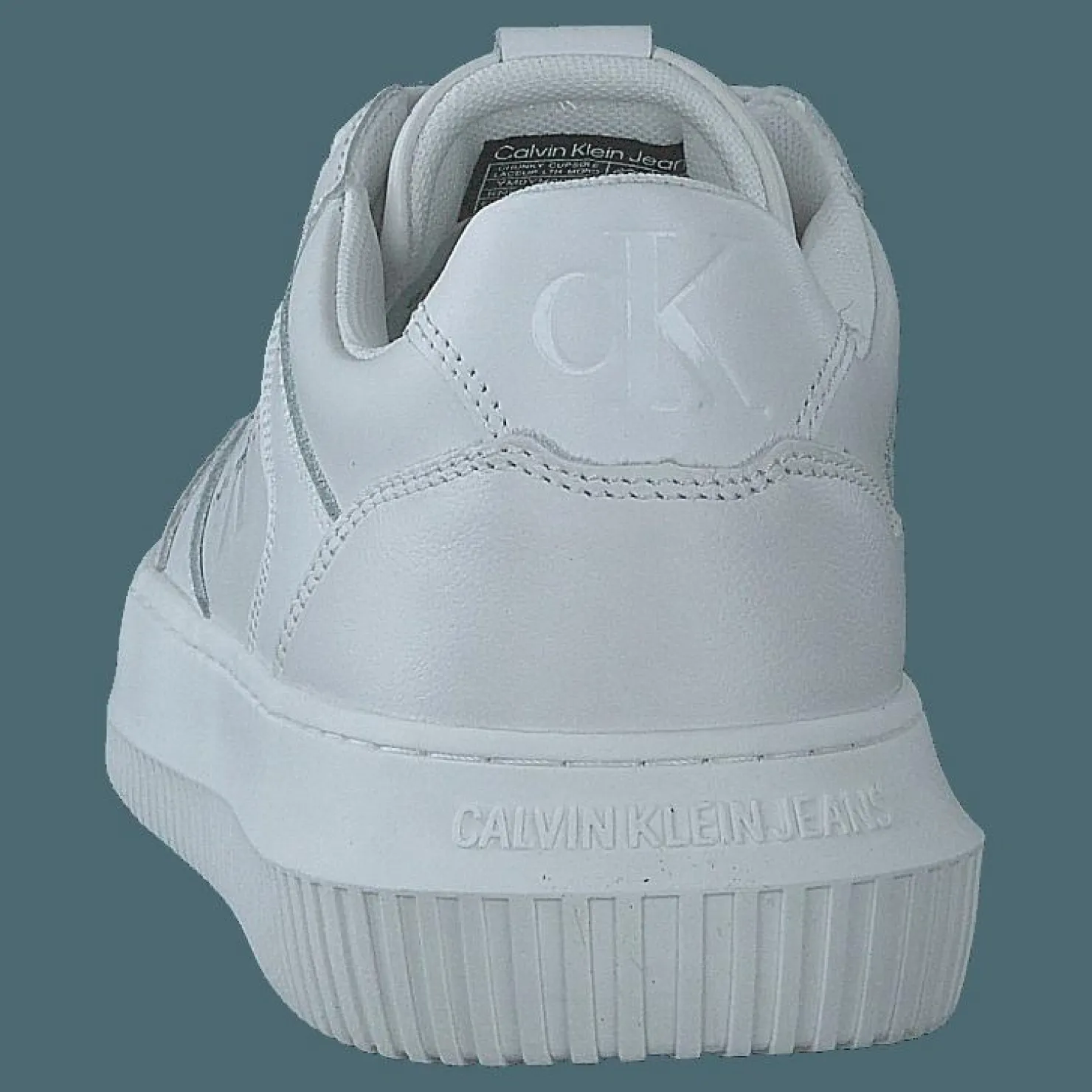 Calvin Klein Chunky Cupsole Laceup Lth White Grå Outlet
