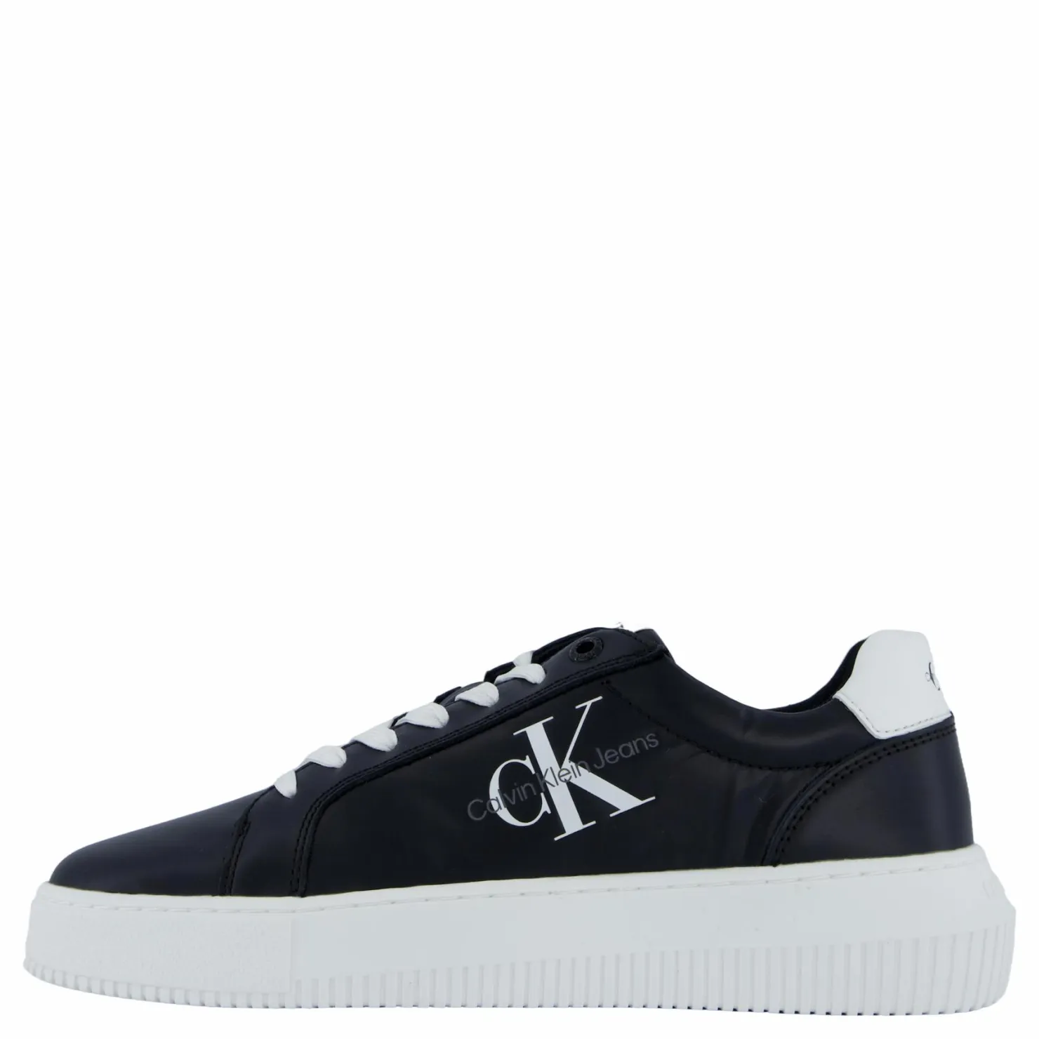 Calvin Klein Chunky Cupsole Mono Lth Wn Black Svart Best