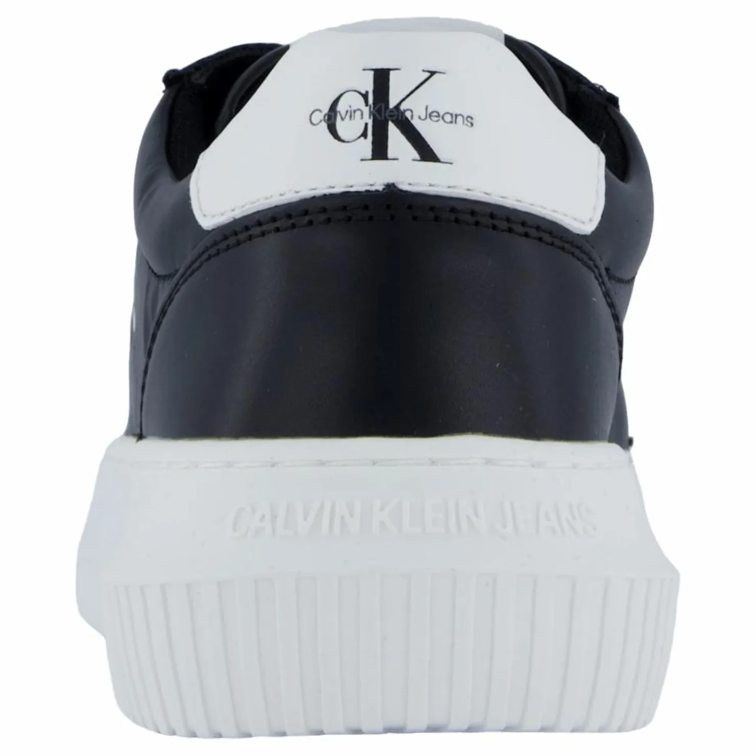 Calvin Klein Chunky Cupsole Mono Lth Wn Black Svart Best