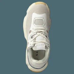 NA-KD Chunky Graphic Sole Trainers Nude Beige
