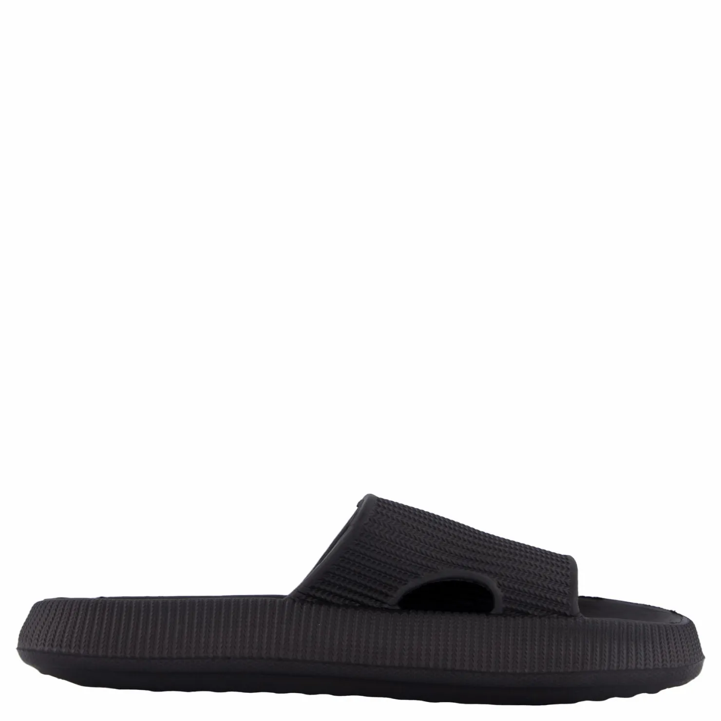Exani Chunky Slipper Black Svart New