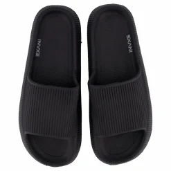 Exani Chunky Slipper Black Svart New