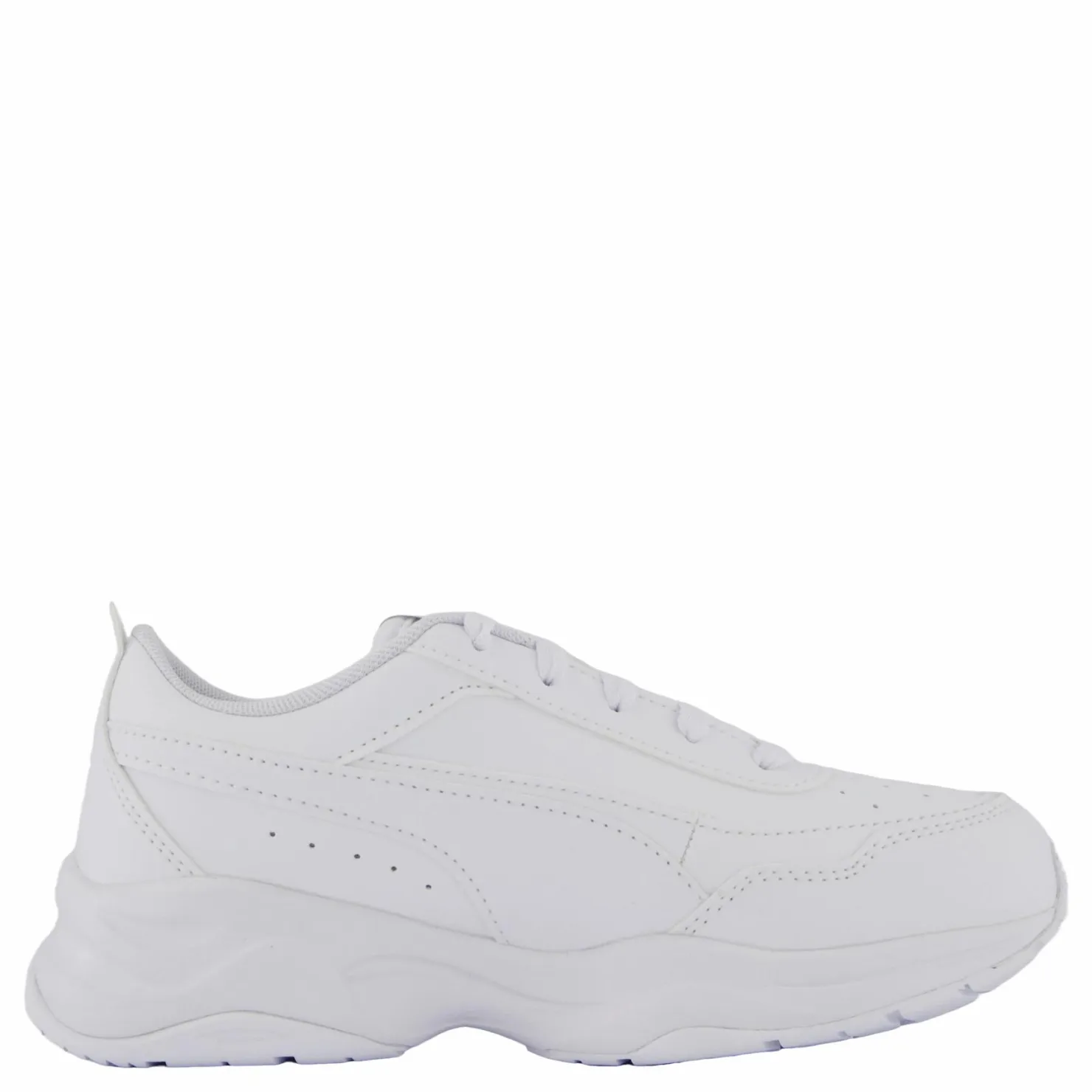 Puma Cilia Mode Ps White-white-silver-grayviolet Silver och Vit Outlet
