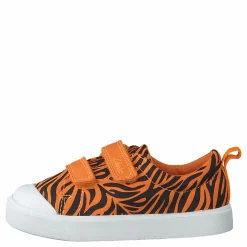 Clarks City Bright T Tiger Print Orange Sale