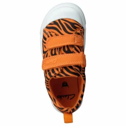 Clarks City Bright T Tiger Print Orange Sale