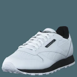 Reebok Classic Cl Leather Mu White/black/silvmt Vit Best