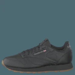 Reebok Classic Cl Lthr Black/gum Grå Best