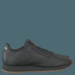 Reebok Classic Cl Lthr Black/gum Grå Best