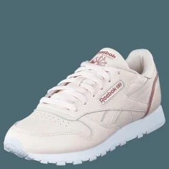 Reebok Classic Cl Lthr Cerpnk/blusmt/ftwwht Rosa Hot