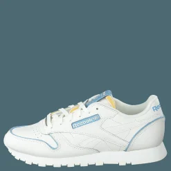 Reebok Classic Cl Lthr Chalk/chalk/washed Indigo Vit New