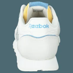 Reebok Classic Cl Lthr Chalk/chalk/washed Indigo Vit New