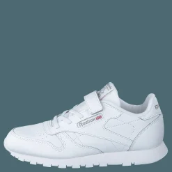 Reebok Classic Cl Lthr 1v White/carbon/vecblu Vit Best