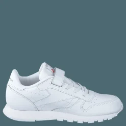 Reebok Classic Cl Lthr 1v White/carbon/vecblu Vit Best