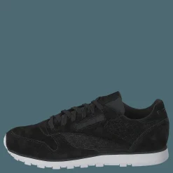 Reebok Classic Cl Lthr Woven EMB Black/White Svart Hot