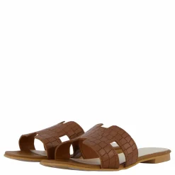 Shoe Biz Claire Croco Brown Sale