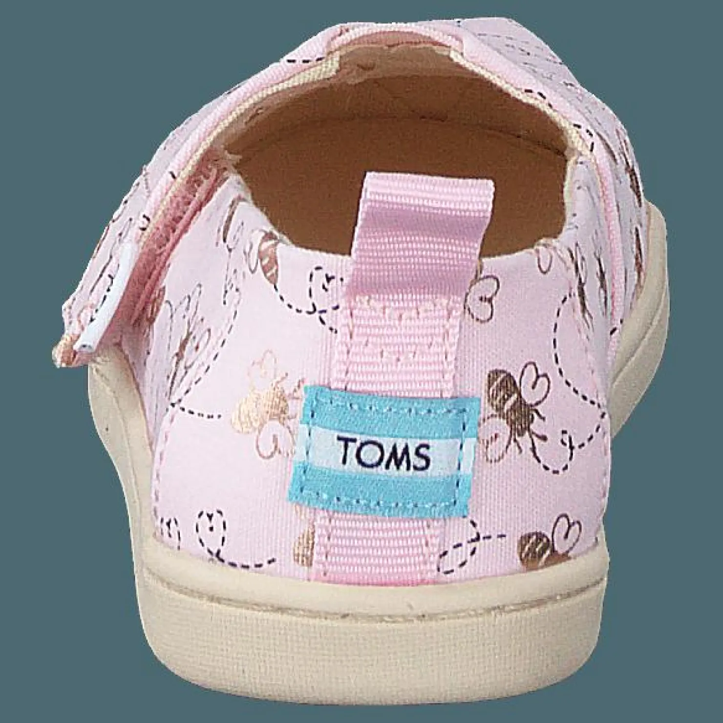 Toms Classic Bee Mine Foil Tiny Barley Pink Rosa Discount
