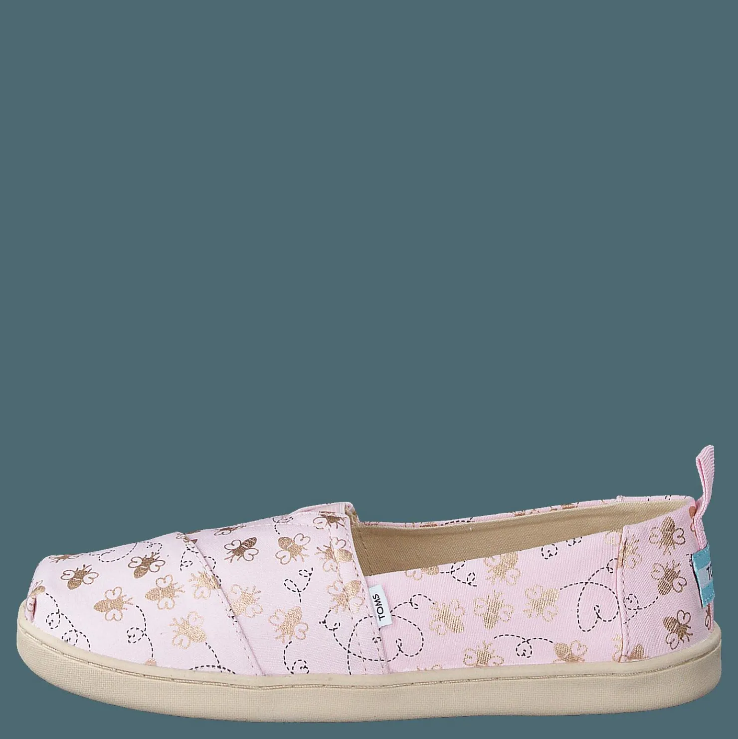 Toms Classic Bee Mine Foil Youth Barley Pink Rosa Discount