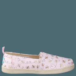 Toms Classic Bee Mine Foil Youth Barley Pink Rosa Discount