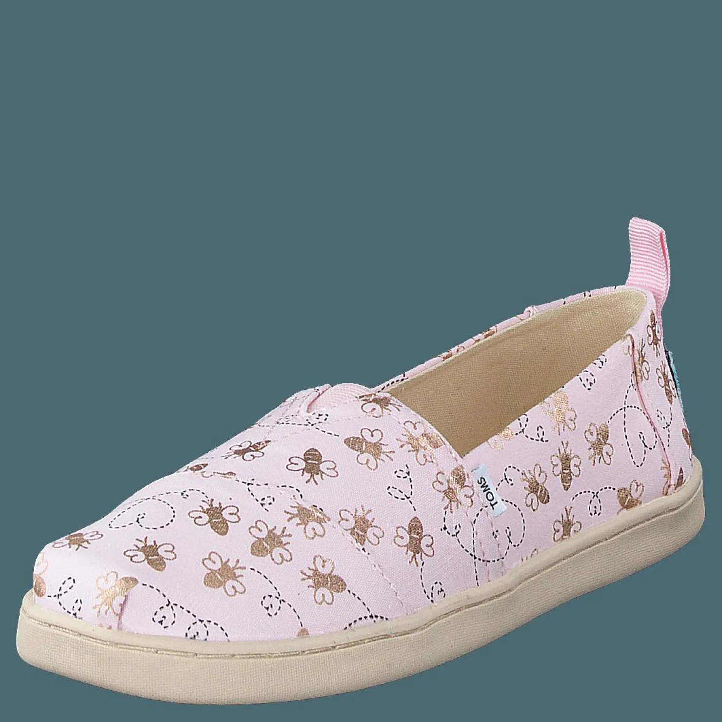 Toms Classic Bee Mine Foil Youth Barley Pink Rosa Discount