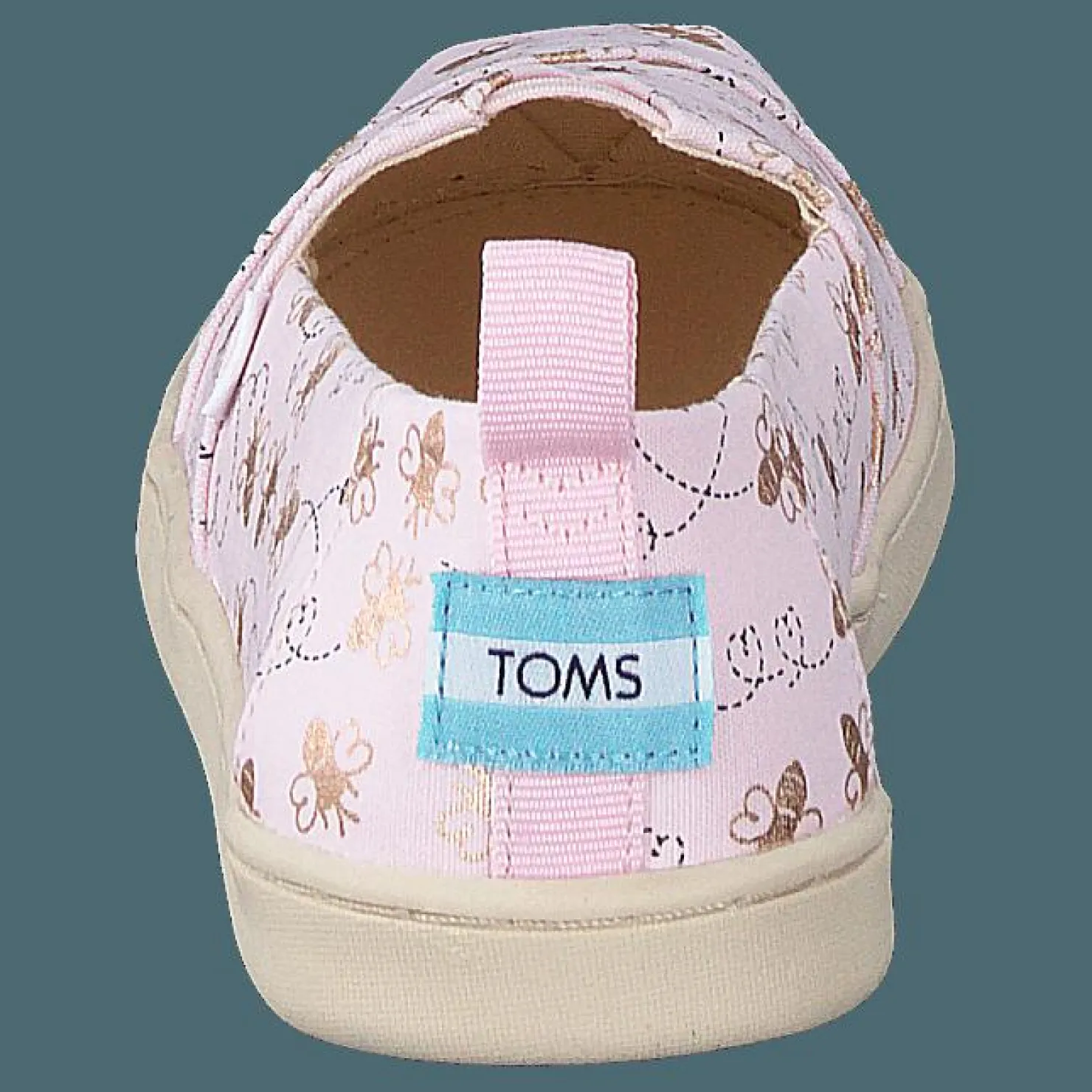 Toms Classic Bee Mine Foil Youth Barley Pink Rosa Discount