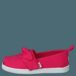 Toms Classic Canvas Ruffle Tiny Raspberry Rosa Best