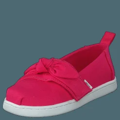 Toms Classic Canvas Ruffle Tiny Raspberry Rosa Best