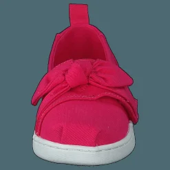 Toms Classic Canvas Ruffle Tiny Raspberry Rosa Best
