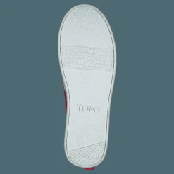 Toms Classic Canvas Ruffle Youth Raspberry Rosa Hot
