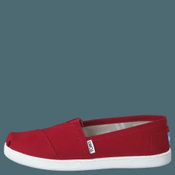 Toms Classic Canvas Youth Red Röd