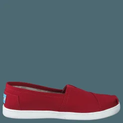 Toms Classic Canvas Youth Red Röd