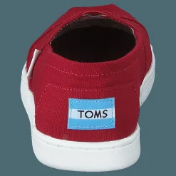 Toms Classic Canvas Youth Red Röd