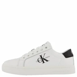 Calvin Klein Classic Cupsole Laceup White Vit Outlet