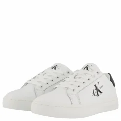 Calvin Klein Classic Cupsole Laceup White Vit Outlet